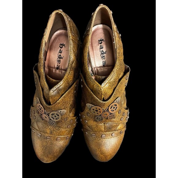 Hades Women’s Steampunk Oxford Shoes Size 11 - Picture 2 of 11